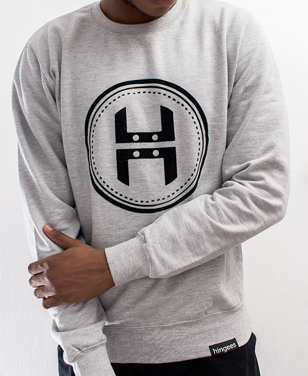Crew neck sweat (Heather Grey) - Image 2