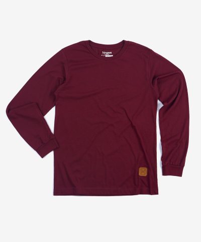 Patch Longsleeve - Heather Maroon