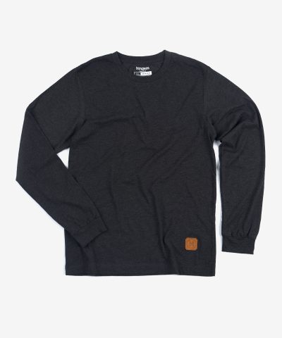 Patch Longsleeve - Heather Dark Grey