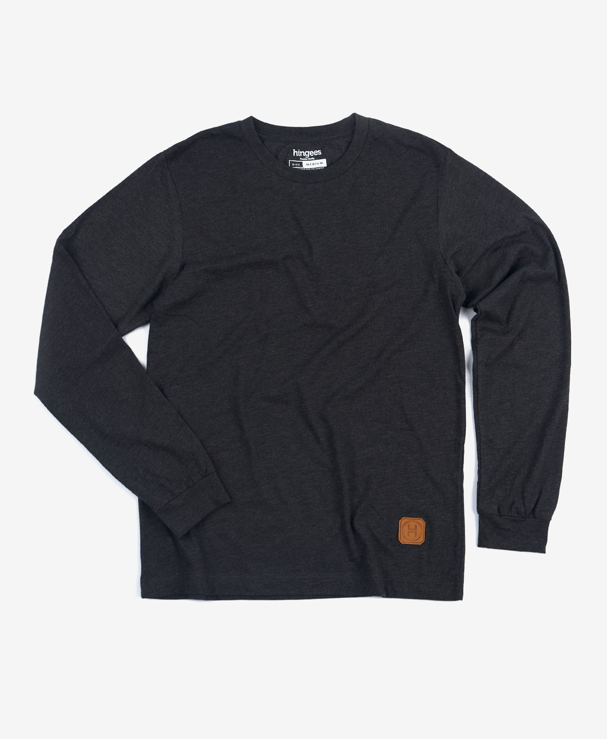 Patch Longsleeve - Heather Dark Grey
