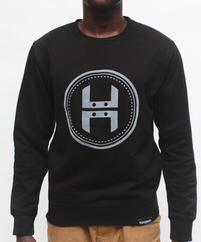 Crew neck sweat (Black)