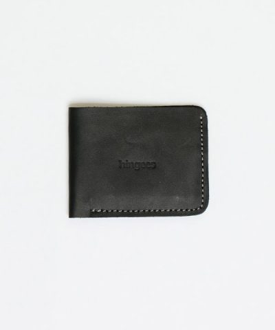 Bifold Leather Wallet - Black