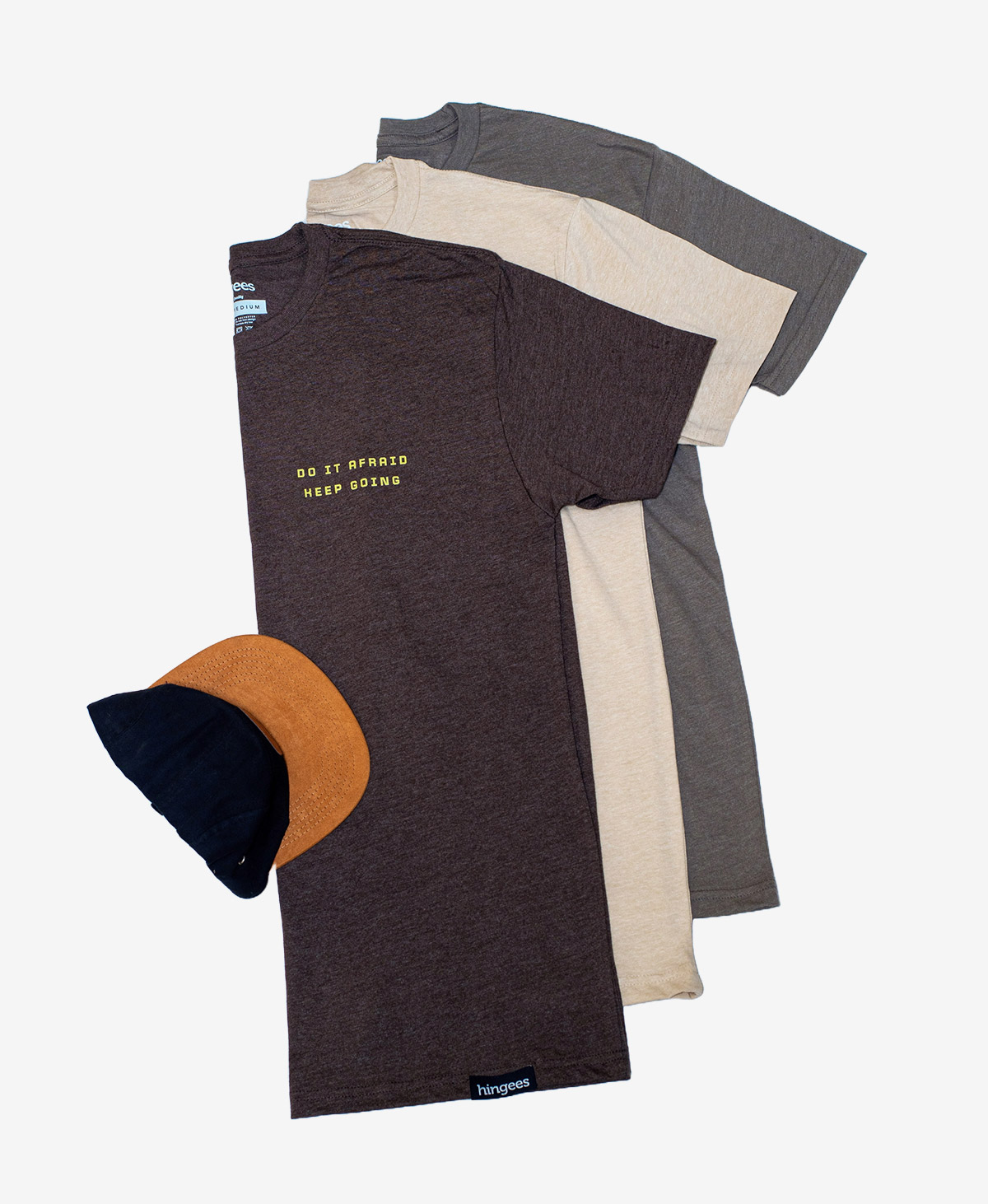 Do it Afraid - Coffee series (3 shirts)