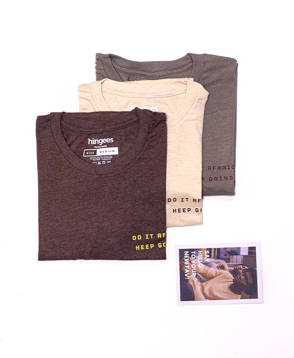 Do it Afraid - Coffee series (3 shirts) - Image 3