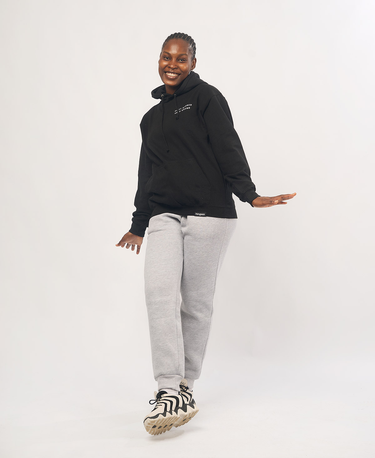 Do It Afraid Hoodie - Black - Image 6