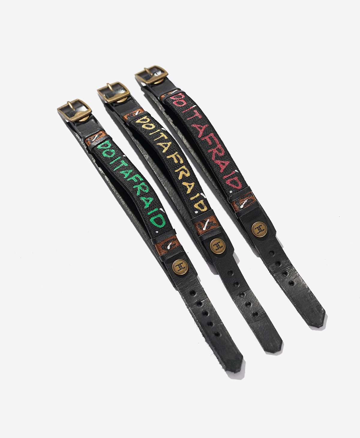 Do it Afraid Bracelets — (Set of 3)