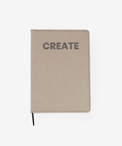 CREATE - Leather Journal (Grey)