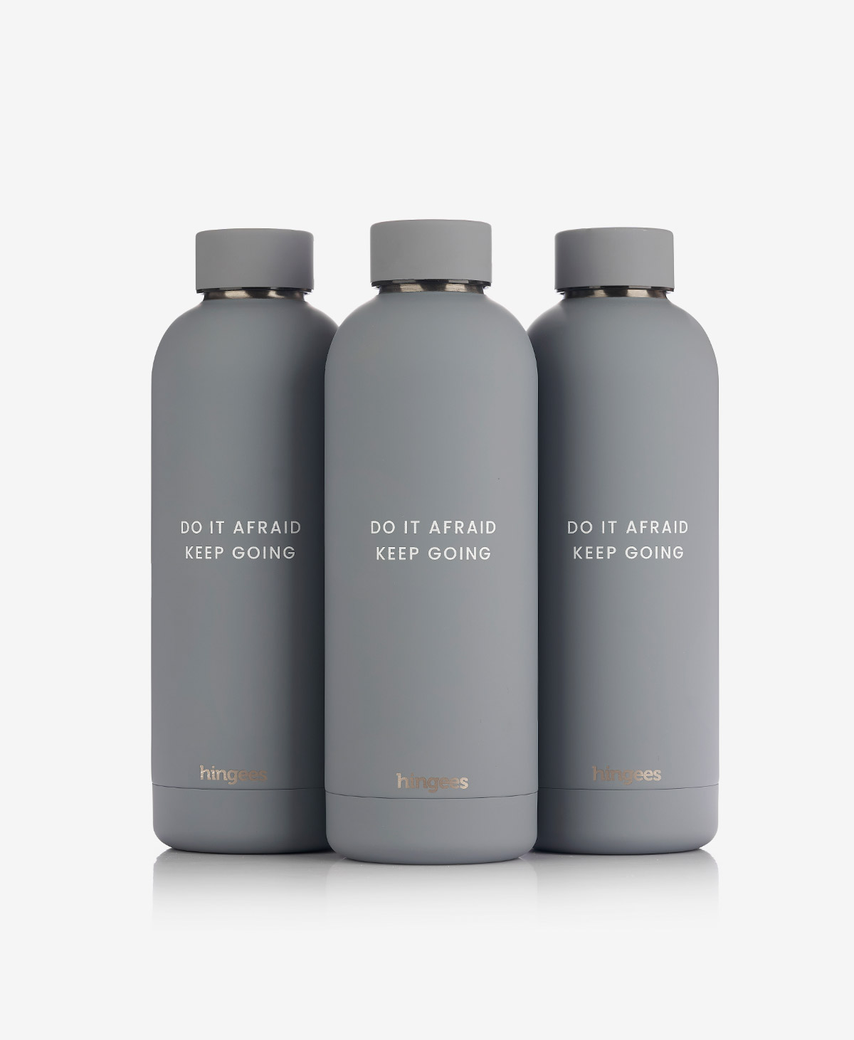 Vacuum Insulated Bottle — Silver Grey - Image 3