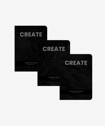 CREATE  — Wanderlust Edition (Pack of 3 notepads)