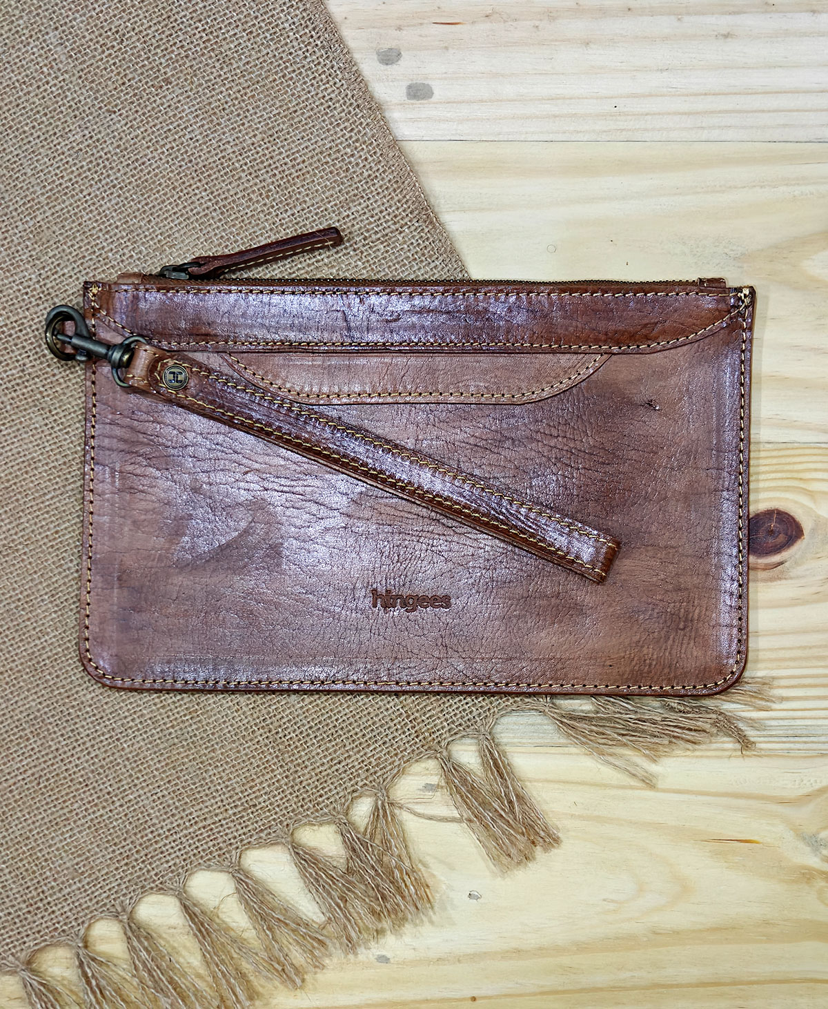 Men's Leather Clutch - Image 2