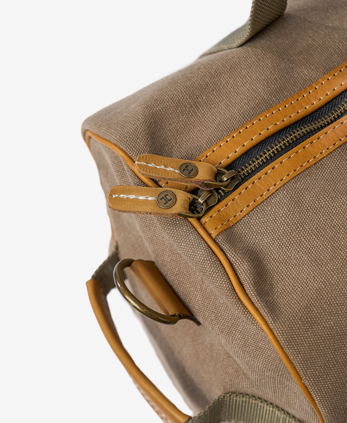 The Weekender Canvas Duffel — Khaki - Image 5