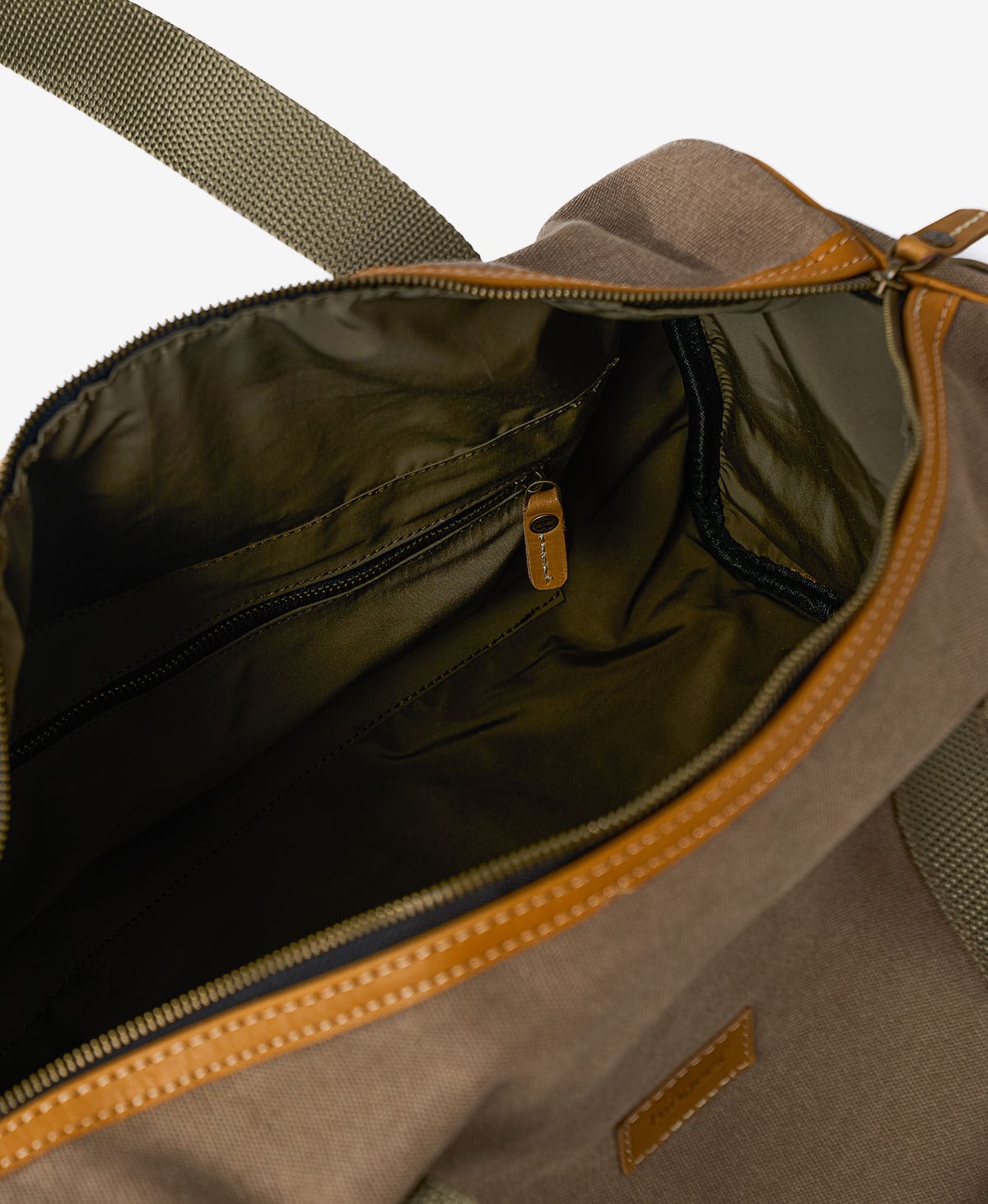 The Weekender Canvas Duffel — Khaki - Image 6