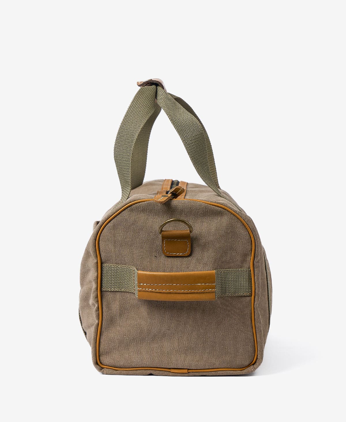 The Weekender Canvas Duffel — Khaki - Image 7