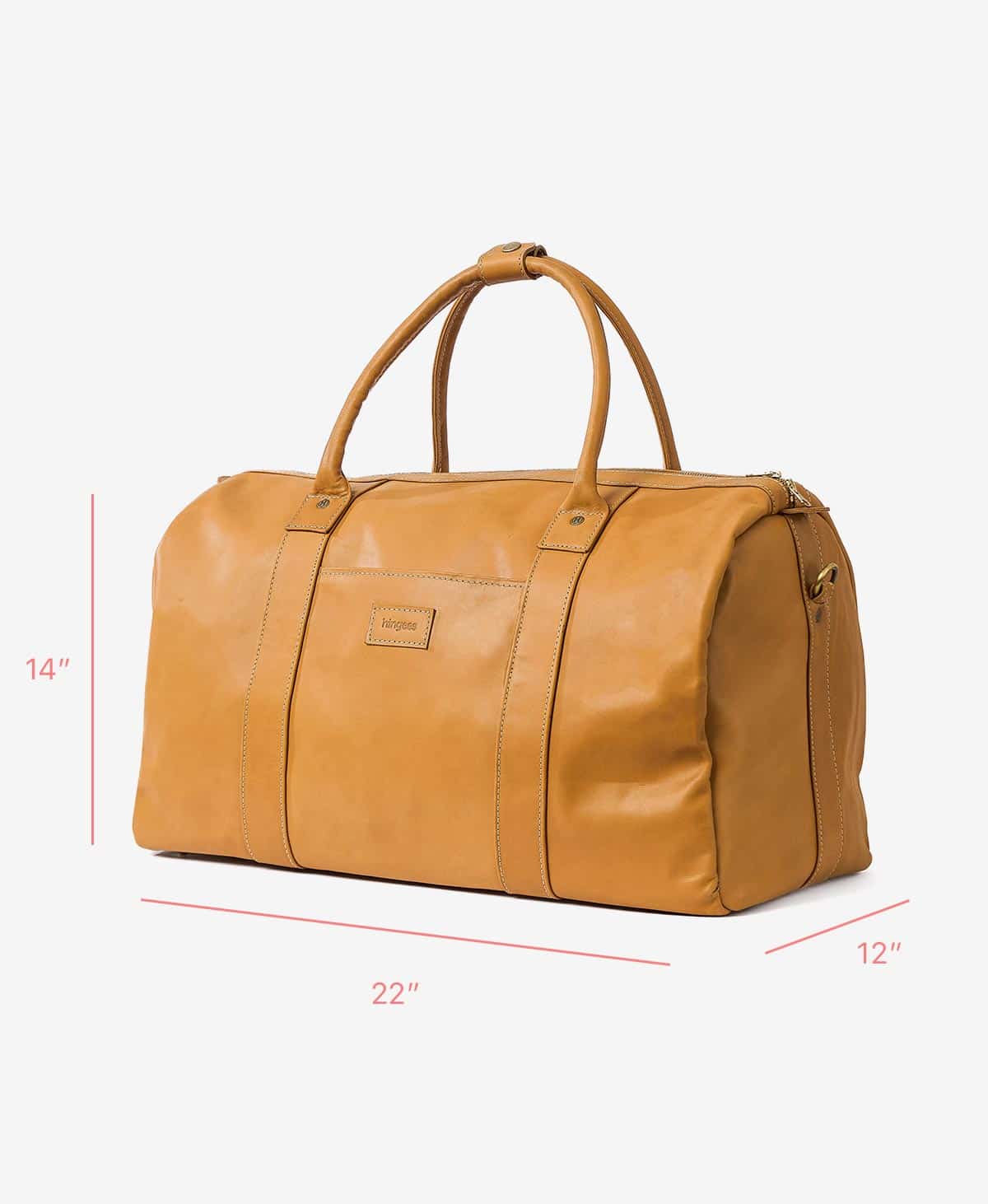 The Leather Duffel — Brown - Image 9